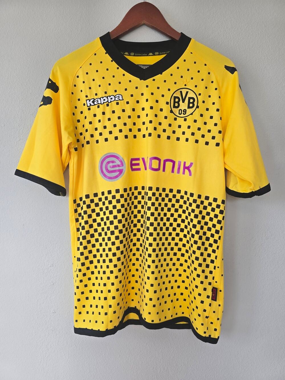 Kappa Borussia Dortmund BVB Home Jersey 2010-11 Evonik Men S Blockcore Germany